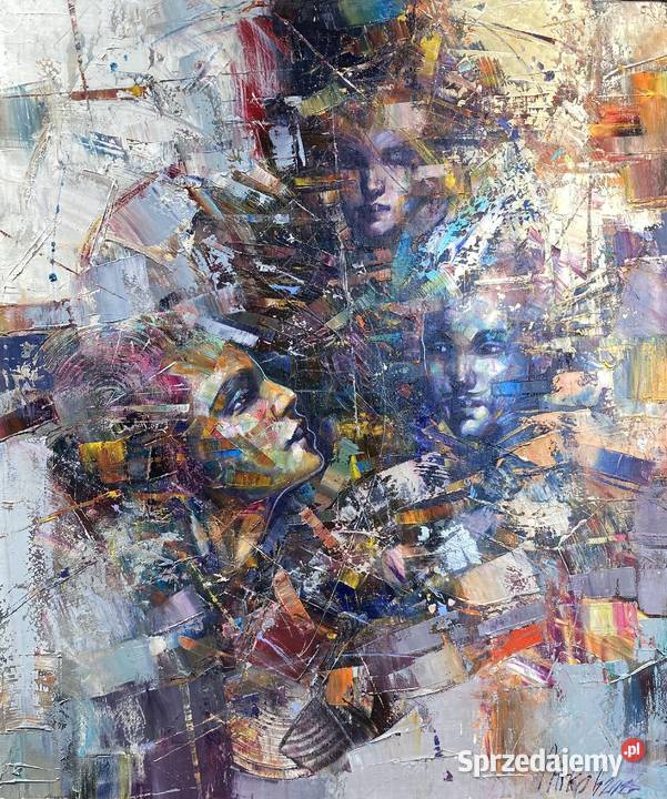 Pitsko Giennadij Trójkąt miłosny 60x70 obraz pomorskie Rumia sprzedam