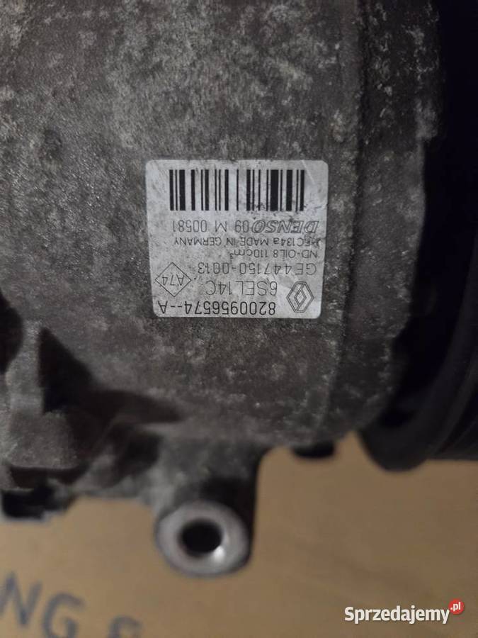 Kompresor klimatyzacji renault Megane 3 6SEL14C osobowe Kompresory klimatyzacji Szczecin sprzedam