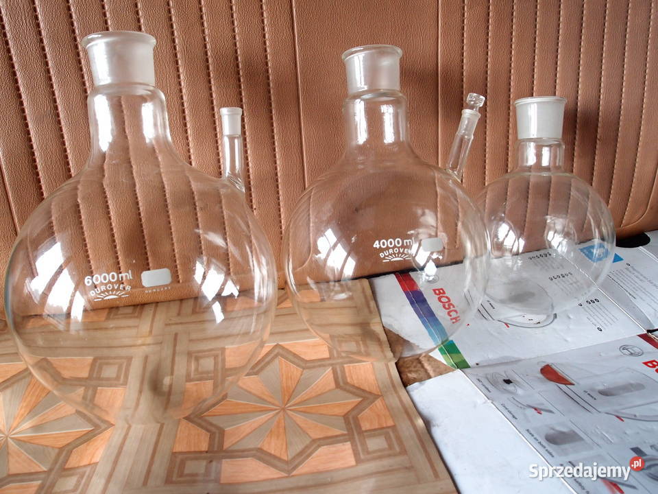 Kolba stożkowa 10000 ml Erlenmeyera wąska szyja łódzkie Łódź