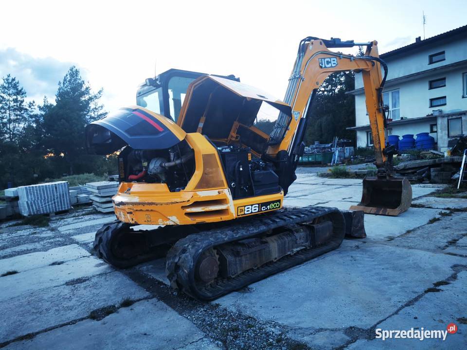 Koparka gasienicowa JCB 86 C1 2018 3 łyżki 2018 Cieszyn