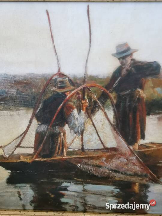 Obraz Leon Wyczółkowski Rybacy Reprodukcja Rzeszów