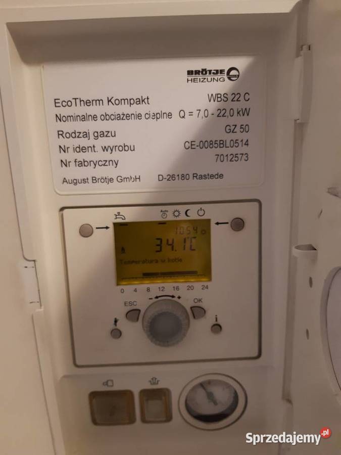 Gazowy kocioł kondensacyjny Brotje Świecie