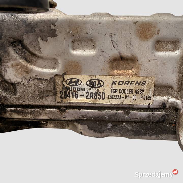 Zawór EGR 284102A850 Chłodnica spalin Hyundai