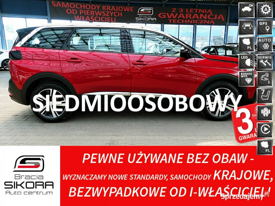 Peugeot 5008 7OSÓB ALLURE FullLedKamera światła LED Motoryzacja Mysłowice
