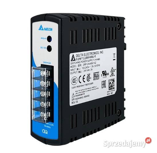 Zasilacz na szynę CliQ DIN 24V48W DRP24V48W1AZ szafy i akcesoria  Komputery i Akcesoria Warszawa sprzedam