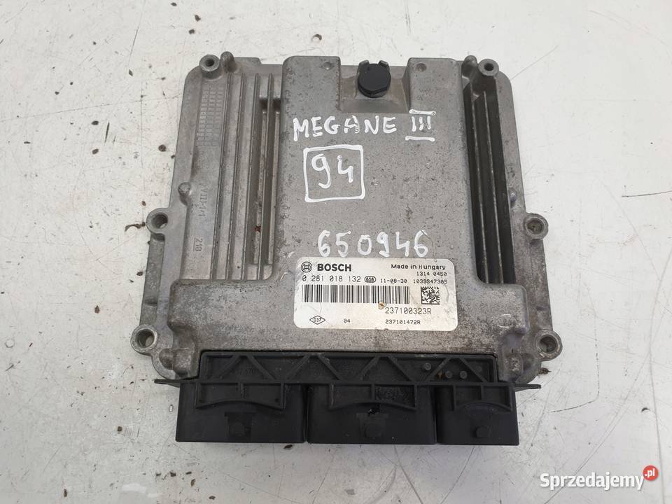 Renault Megane III 20 DCI STEROWNIK SILNIKA osobowe lubelskie