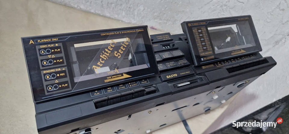 SANYO RD W 7110 RDW7110 magnetofon cassette deck Międzychód sprzedam
