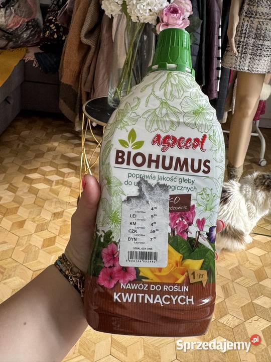 Biohumus nawóz do roślin kwitnących Lublin Kwitnące Wyposażenie wnętrz sprzedam