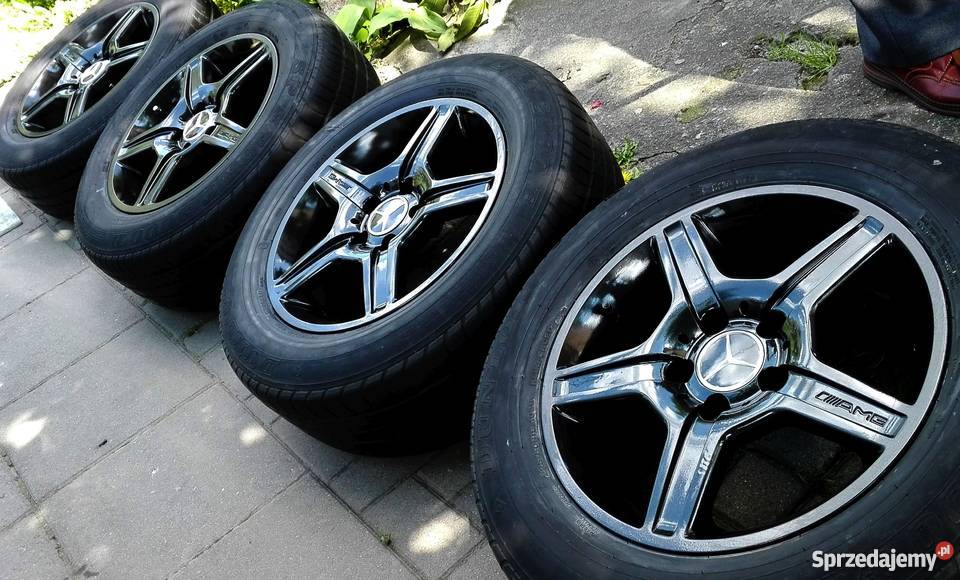 Alufelig Mercedes AMG 16 5x112 ET 35 Komplet Rozmiar 16" Poznań sprzedam