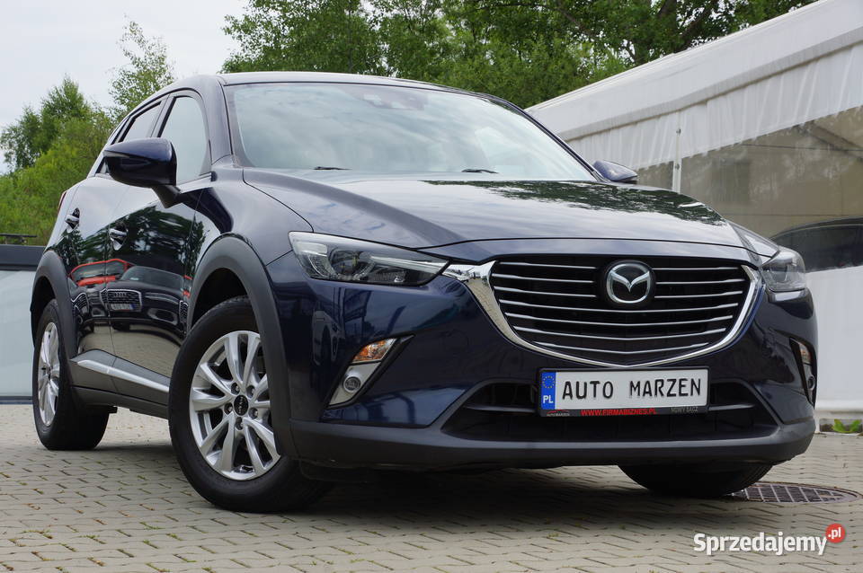 Mazda CX3 15 Diesel 105 4x4 Navi Kamera Półskóra wielofunkcyjna kierownica Nowy Sącz