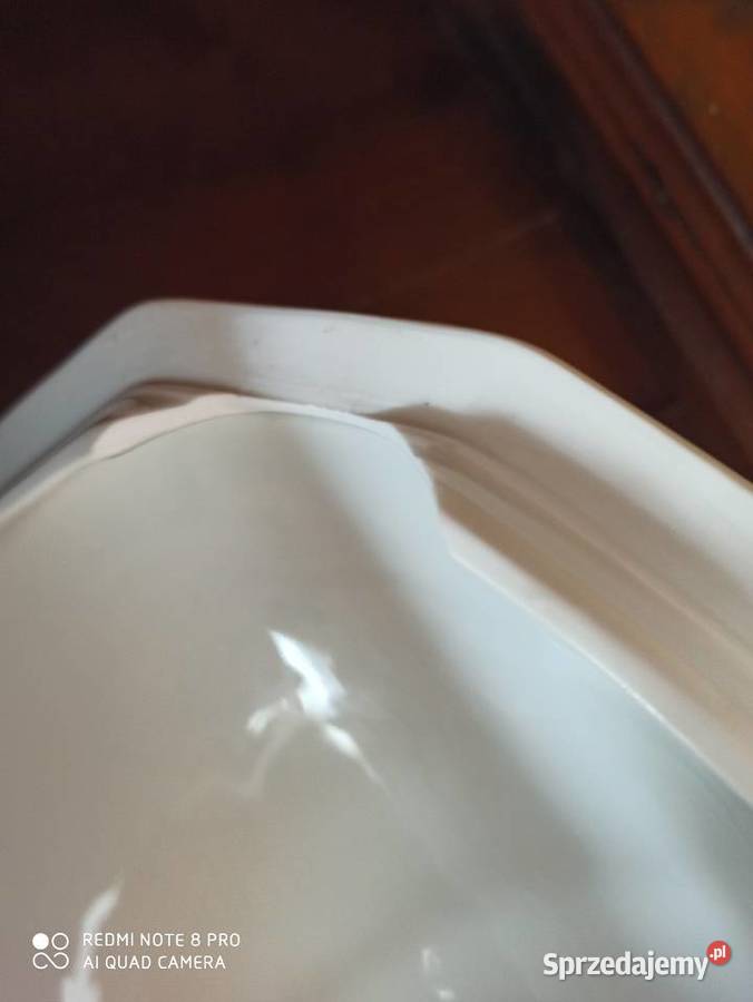 Przepiękna pełna elegancji duża waza Porcelana i szkło Gdańsk