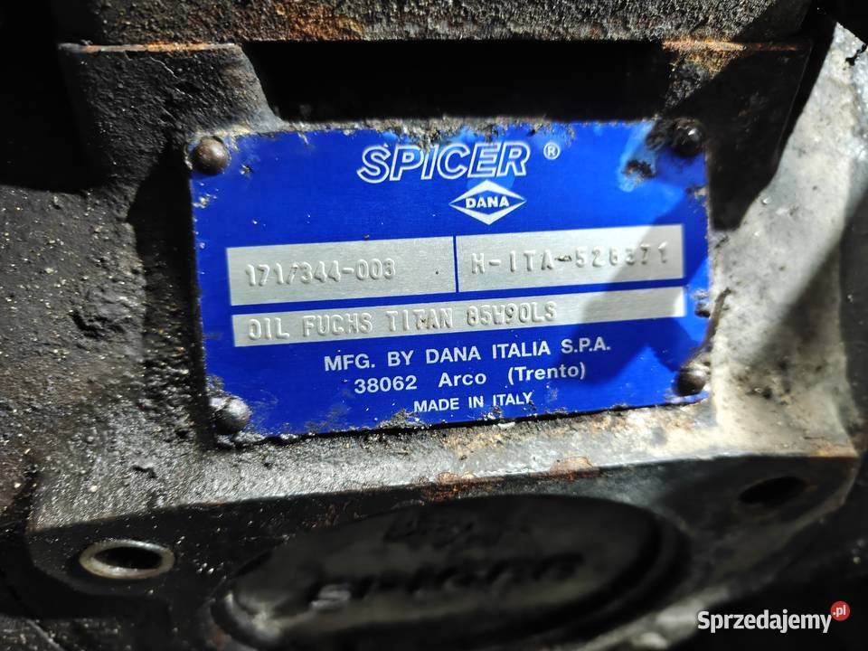 Most Dana Spicer i113 zwolnice planetarne Pińczów
