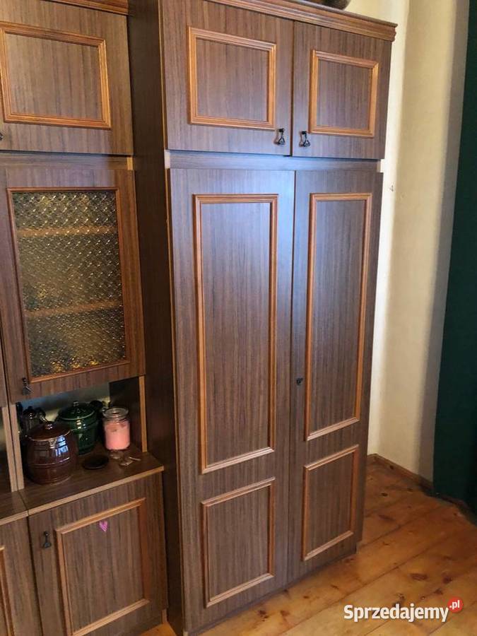Meblościanka z czasów PRL Vintage pełną gębą małopolskie Kalwaria Zebrzydowska sprzedam