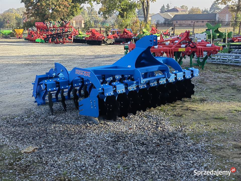 Brona talerzowa FARMSTAL 25m talerze 510mm Agregaty lubelskie Żółkiewka-Osada