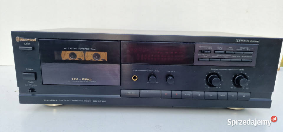 Magnetofon Sherwood DS5015C Stereo Cassette Deck Międzychód sprzedam