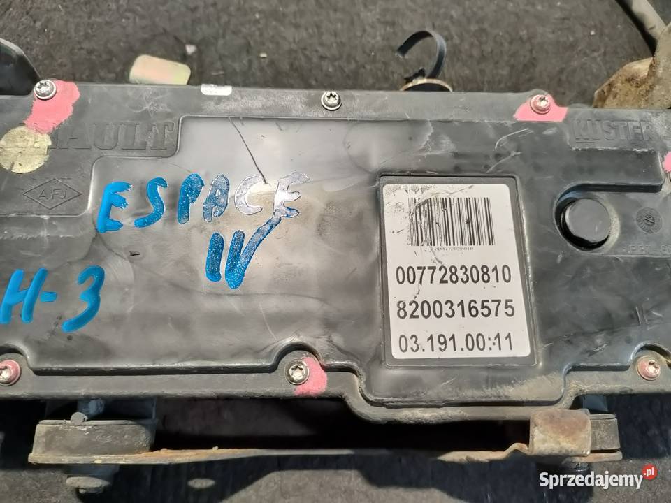 ESPACE IV hamulec postojowy elektryczny Pompy hamulcowe wielkopolskie sprzedam
