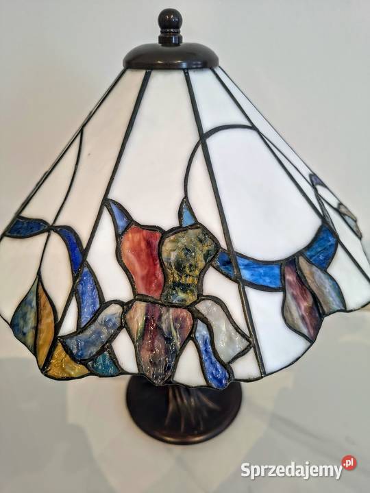 Lampa witrażowa stołowa nocna biurowa Tiffany sprzedam