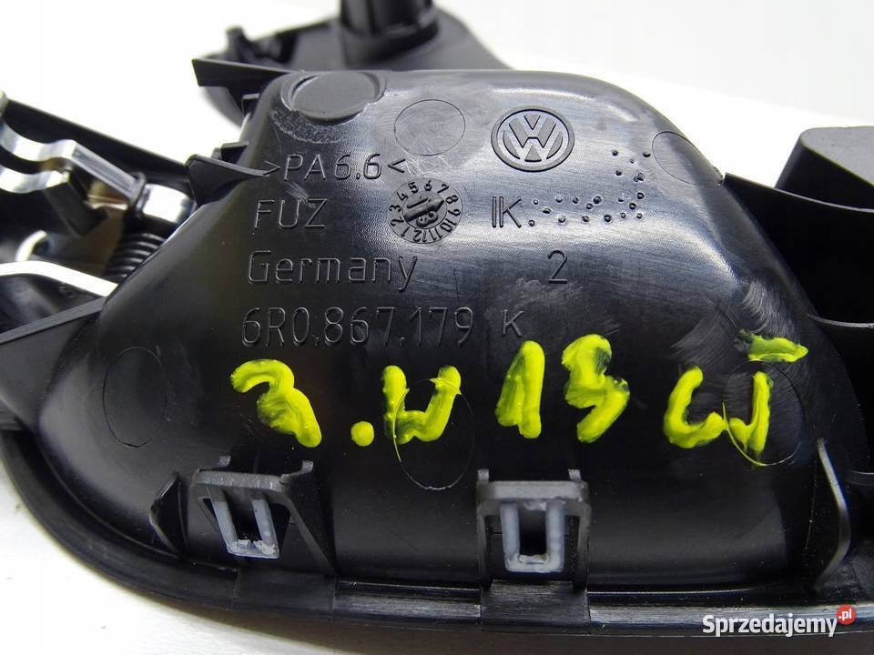KLAMKA WEWNĘTRZNA DRZWI LEWY TYŁ TYLNA VW POLO V