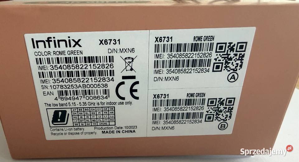 Infinix ZERO 30 5G 12256 GB Rome Green wielkopolskie Poznań