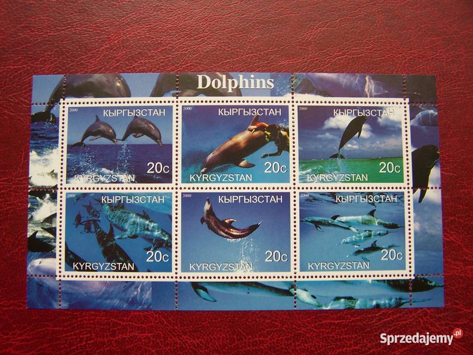 Kirgistan 2000 MNH Fauna Delfiny