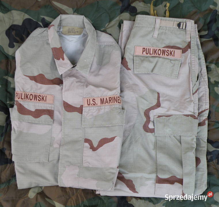 Mundur bdu 3 color small regular USMC ripstop Militaria Wrocław