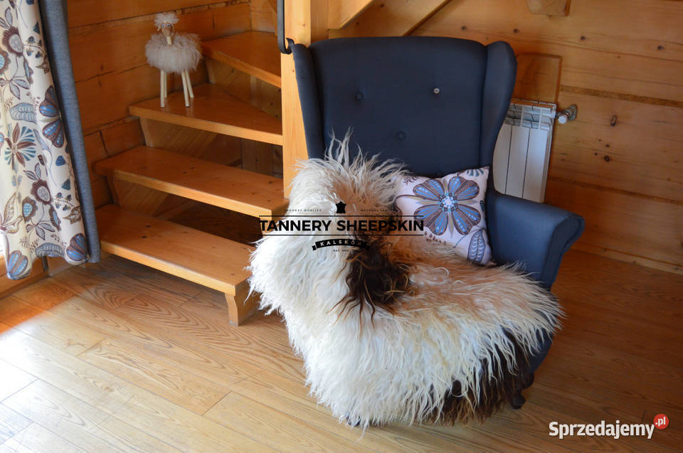 Skóra Owcza Island Naturalne Kolory KRĘCONY WŁOS sprzedam