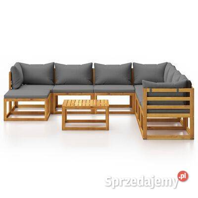 vidaXL 9cz zestaw wypoczynkowy do ogrodu Zestawy mebli ogrodowych