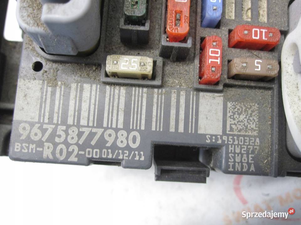PEUGEOT 3008 I LIFT 12r moduł BSM 9675877980
