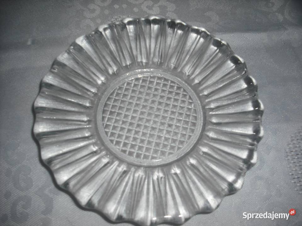 Talerzyki deserowe ozdobne szkło Ceramika i szkło mazowieckie Warszawa