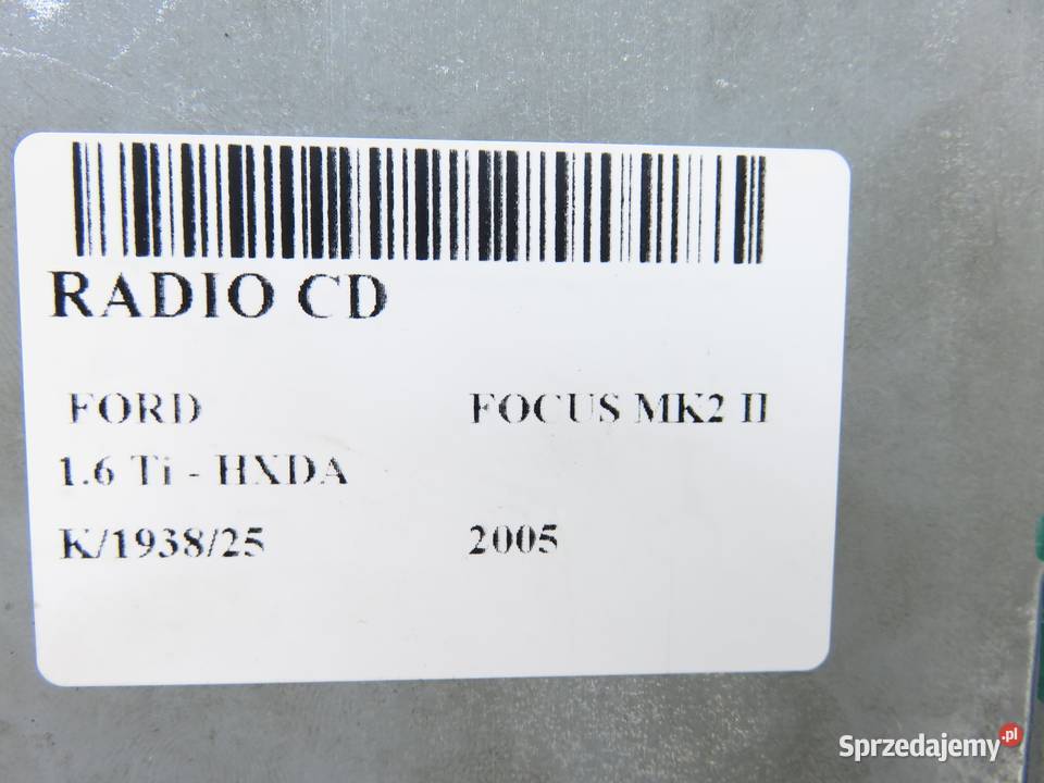 RADIO FORD FOCUS MK2 II 4M5T18C815BE