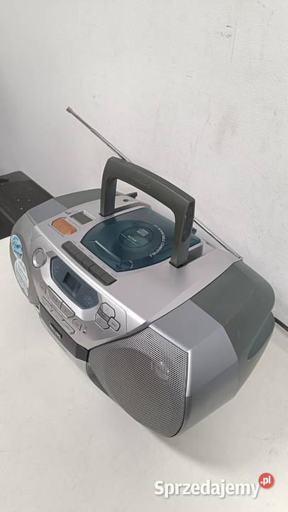 PHILIPS AZ1040 Radioodtwarzacz kasetowy z CD Poznań