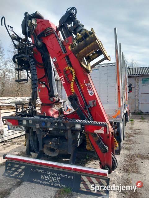 Scania r580 v8 z HDS do drewna Ruda-Huta sprzedam