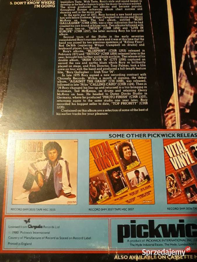 RORY GALAGHER Rzeszów sprzedam