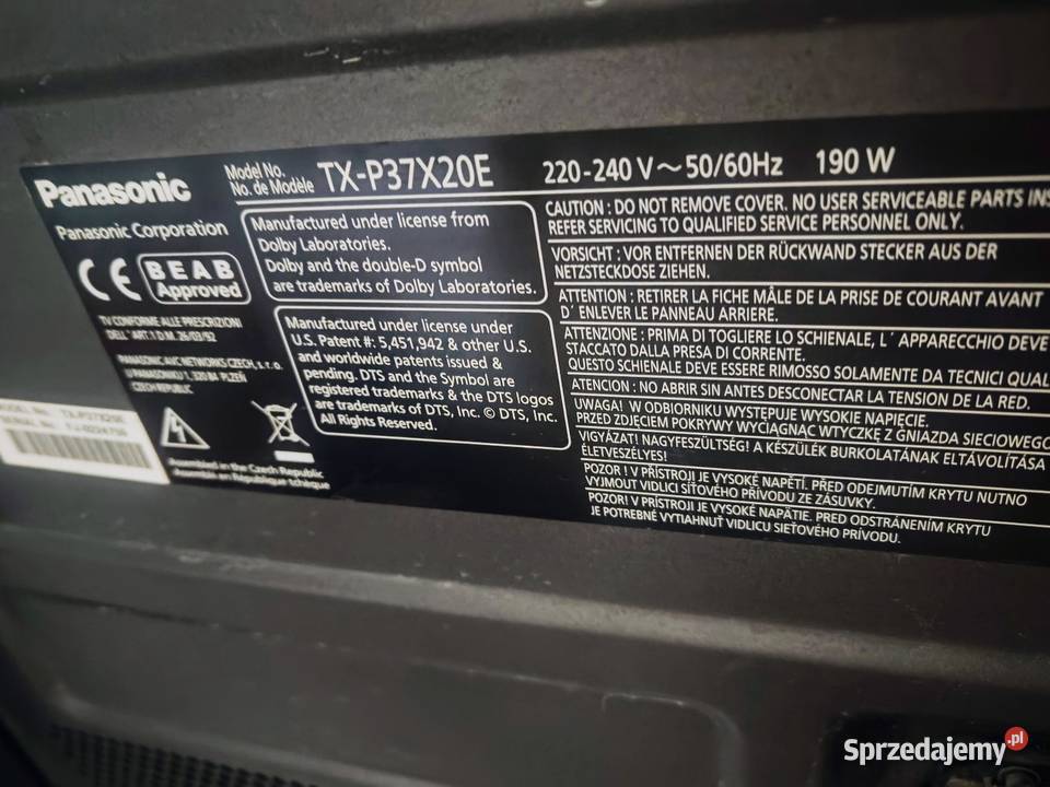 Telewizor Panasonic 37 Plazma