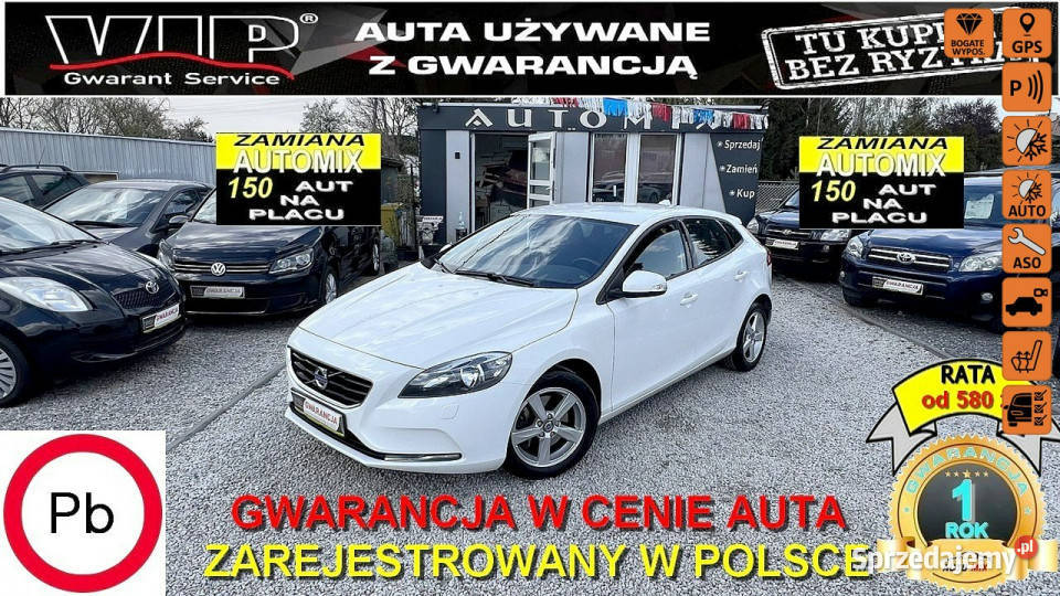 Volvo V40 SPRZEDANY Nowy rozrząd 16 Benz 150 188 ESP Świdnica