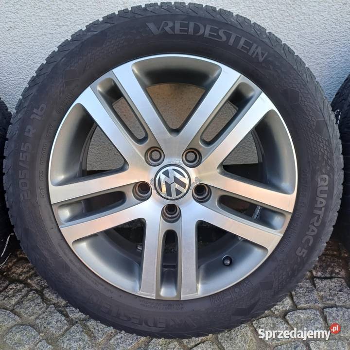 Komplet felg aluminiowych VW 16 5x112 pomorskie Kościerzyna sprzedam