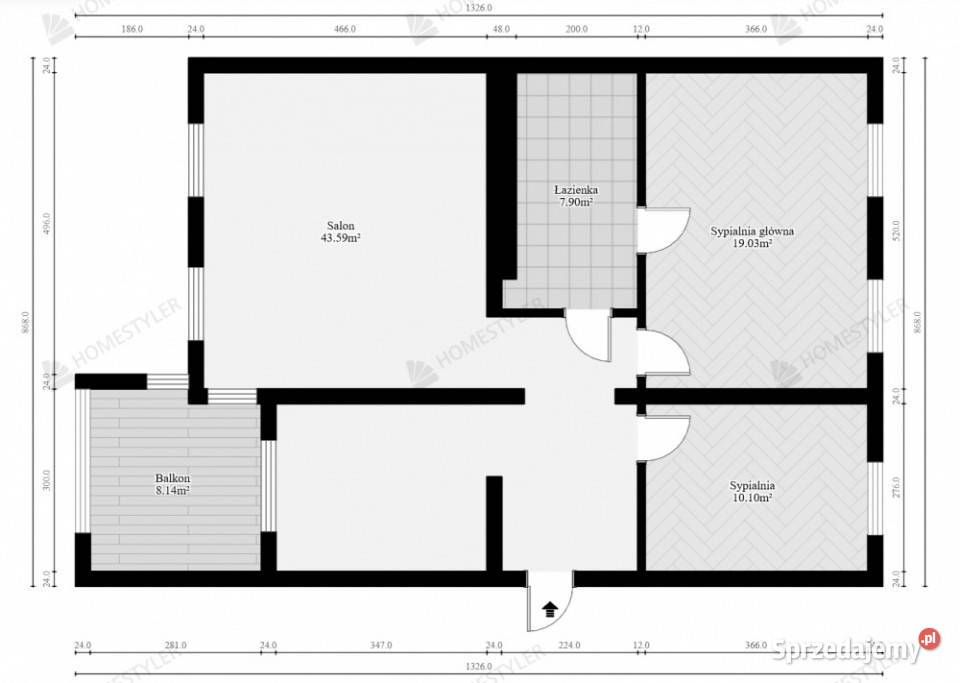 3pokojowe mieszkanie 80m2 os Wł Jagiełły Poznań