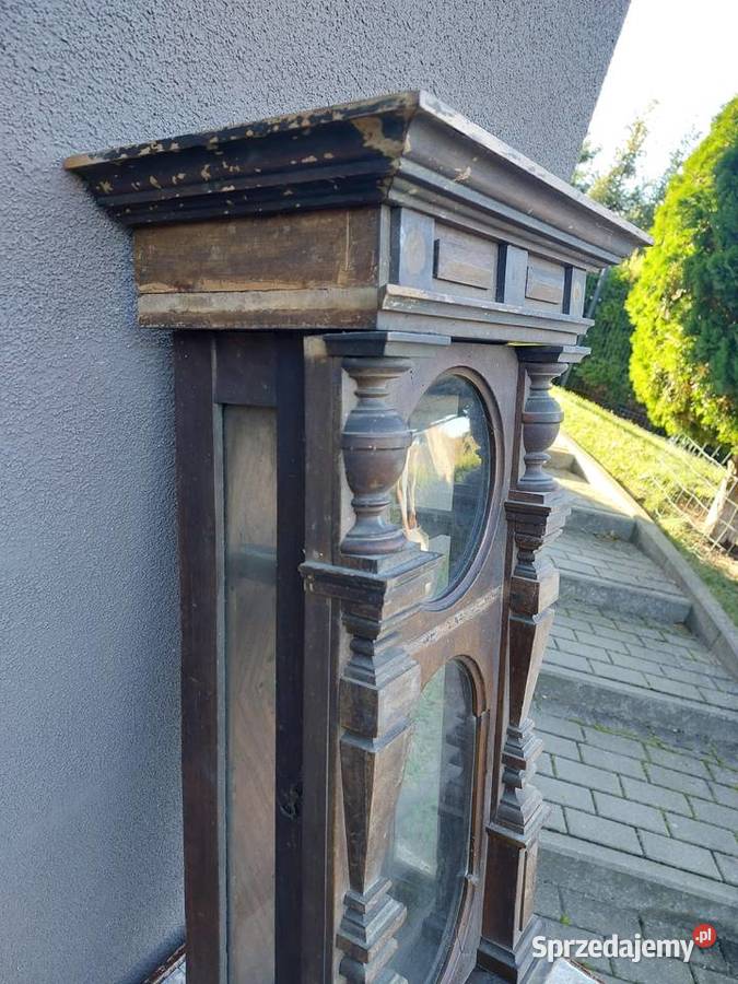 S104 Skrzynia skrzynka obudowa starego zegara Tczew