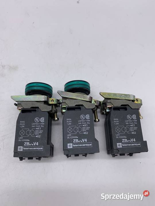 Telemecanique ZBV4 Zielone światło kontrolne Warszawa