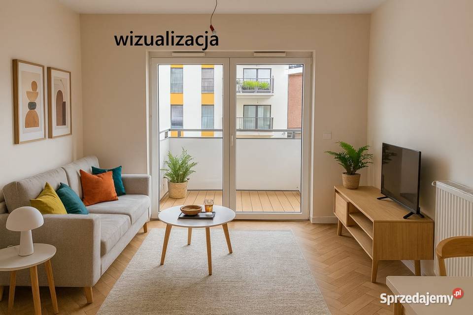 Mieszkanie w apartamentowcu 44m2 2p balkon na Wrocław