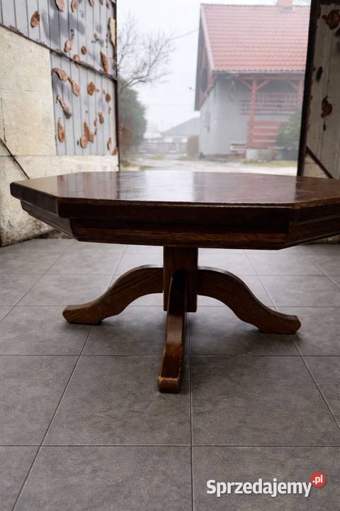 Stolik kawowy dębowy