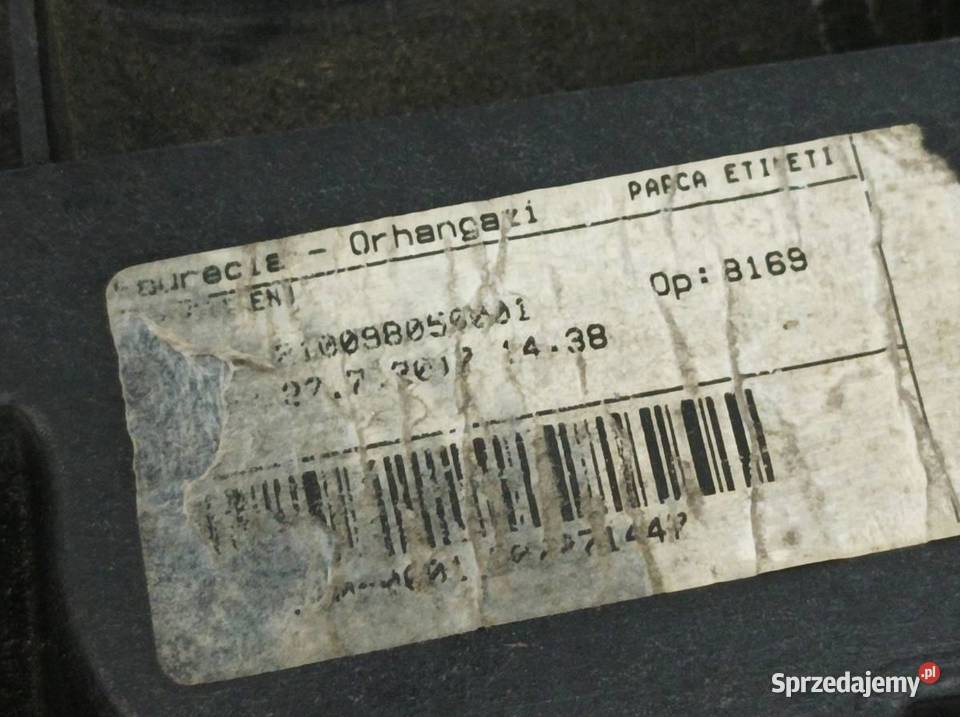 WZMOCNIENIE ZDERZAKA WZMOCNIENIE GÓRNE