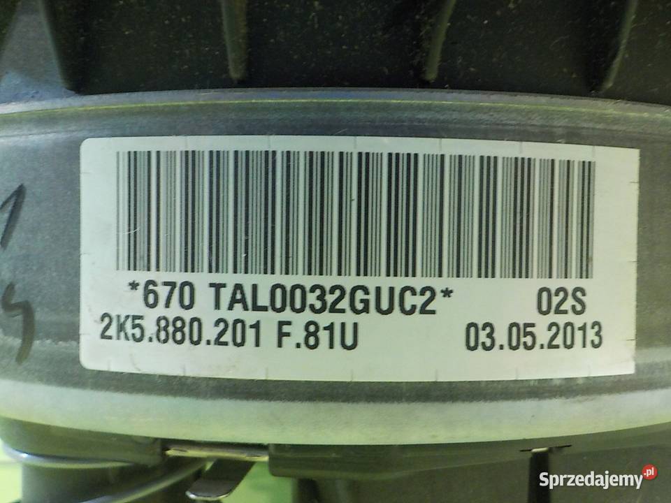 VW CADDY III LIFT 13r VAN AIRBAG poduszka osobowe