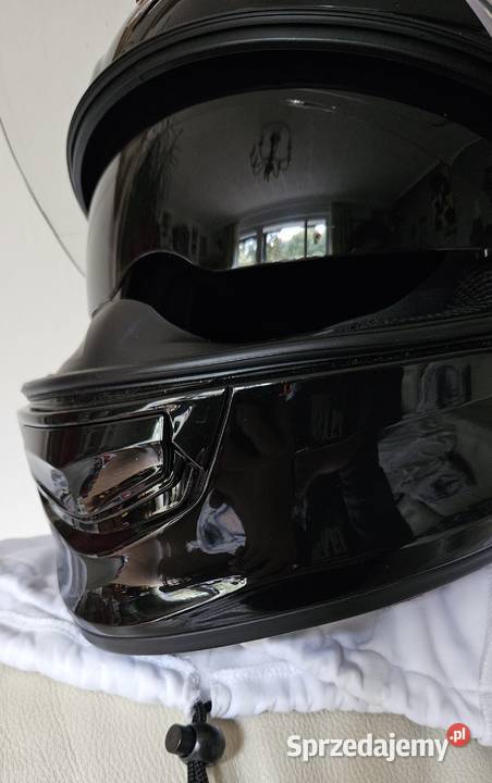 Kask Scorpion Exo491 czarny połysk Black piano Części i akcesoria motocyklowe mazowieckie Konstancin-Jeziorna