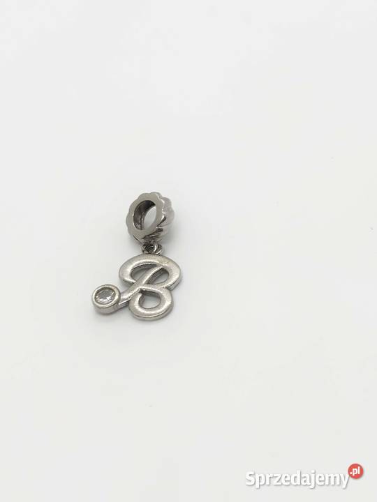 Srebrna zawieszka charms pr 925 159g Literka B Elbląg