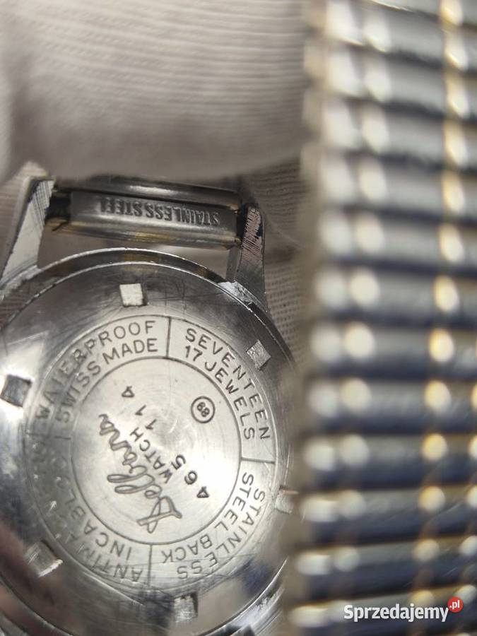 Zegarek vintage Delbana tzw murzynek
