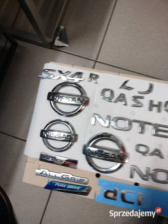Emblemat znaczek logo Nissan Qashqai i inne Turek