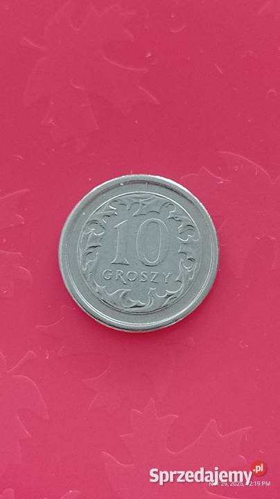Moneta 10 gr z 2002 poszukiwana najmniejszy