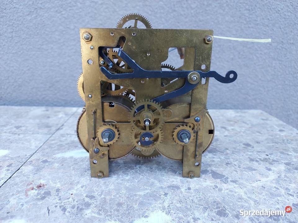 743 Mechanizm starego zegara ściennego Junghans pomorskie Tczew