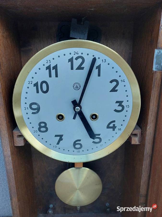 156 Stary zegar ścienny Metron 1960r PRL sprawny Tczew sprzedam